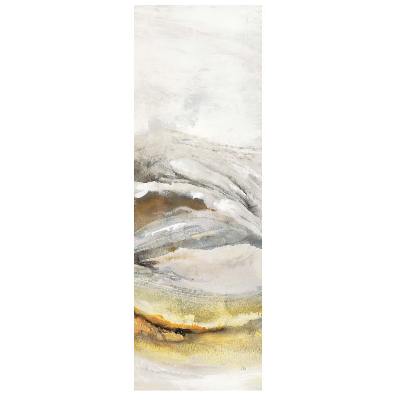 Cashing Waves III, Driftwood, 60" H x 20" W, Framed Print