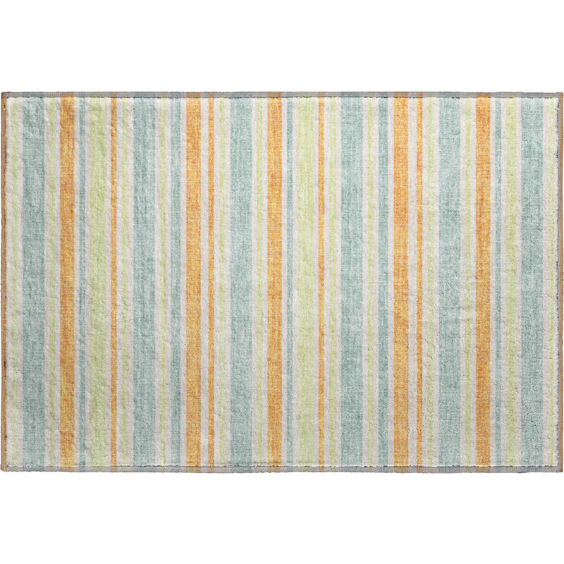 Premium Machine Washable Mayfield AMF531OR, Rectangle 1'8" x 2'6"