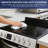 Equator 20" Electric Cooking Range 4 Ceramic Burner CONVECTION OVEN+AIR FRYER White-100527853