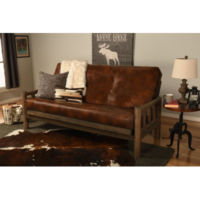 Anders Full 81" Wide Loose Back Futon and Mattress