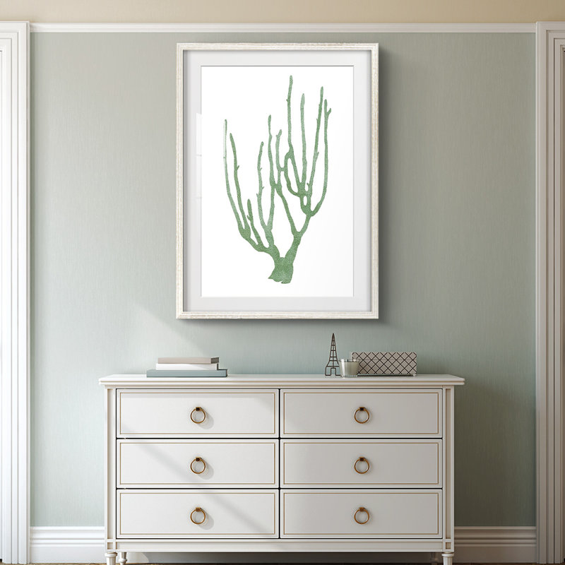 Kang - Toile tendue avec châssis, H 25,5 po x l 17,5 po, Blanc