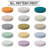 Decorative Indoor Outdoor Waterproof Round Cushion Cover, Patio Bar Stool UV Resistant Seat Cover-993578043