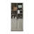 Tall Storage Cabinet with Adjustable Shelves, Large Flip-Out Basket & Enclosed Cabinets – Perfect for Bathroom, Living Room, or Office, MDF Material with Aluminum Alloy Handles