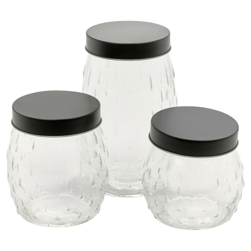 Glass Jar - Set of 3