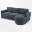 L-Shaped Sectional Sofa With Chaise And USB Ports-1270335288