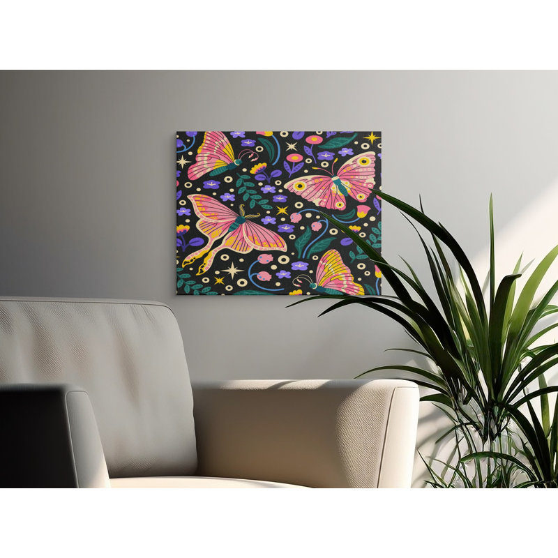Ong 1 Piece Wrapped Canvas Wall Art Set, 32x24