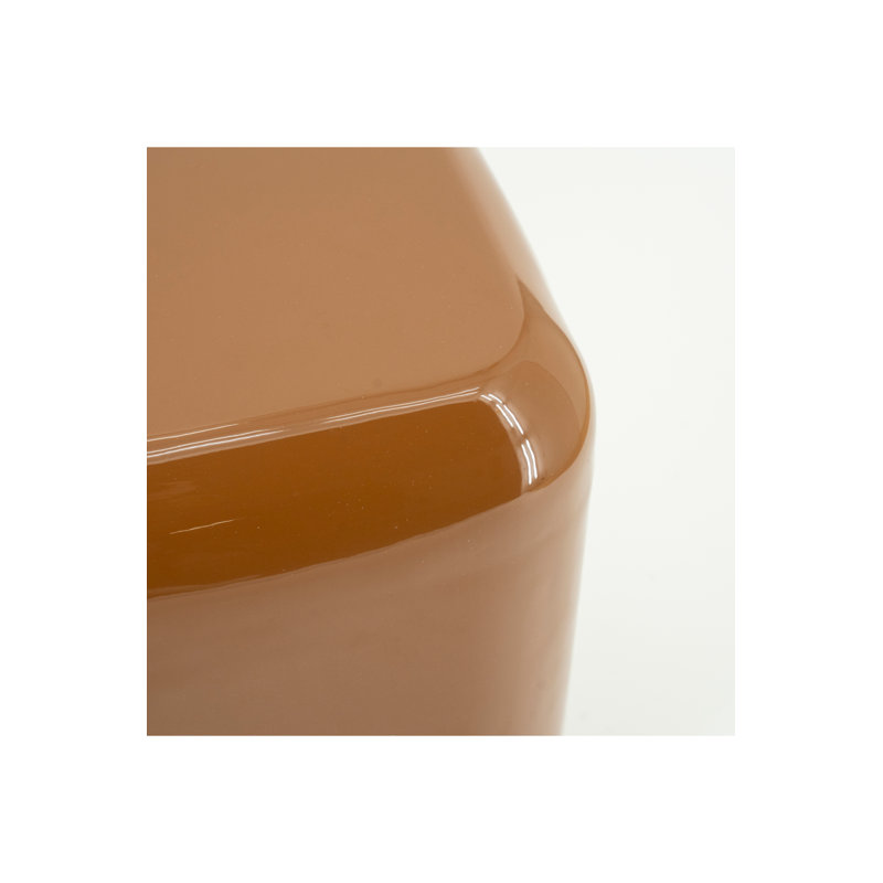 Iron Accent Stool, Mustard