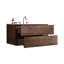 Modern Space Grey Bathroom Sink Unit - Ceramic Basin Silent Drawer Box Storage Vanity Drawers Inside-1465757070-1465757077