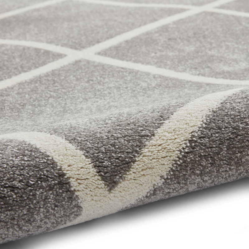 Eielt area rug Machine Woven Rectangle Greay/Cream, Rectangle 160 x 220cm