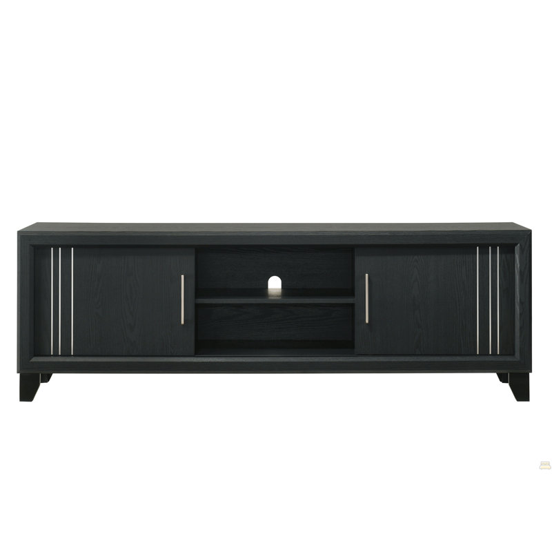 Meuble télé 1 pièce Meuble audio-vidéo, Gris anthracite