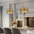 Hunter Valdaz with Frosted Glass 3 Light Pendant Ceiling Light Fixture