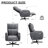 Power Swivel Recliner Chair, Electric Reclining With USB & Type-C Charging, 360° Swivel Velvet Upholstered Accent Chair, For Home Office & Living Room, Easy Assembly-489376281