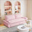 Canapé-lit coulissant multifonctionnel avec un design convertible, adapté à diverses scènes et facile à assembler pour une vie confortable.-1181086438