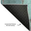 Tapis damassé de qualité supérieure lavable à la machine Otte AMF1784-885499046