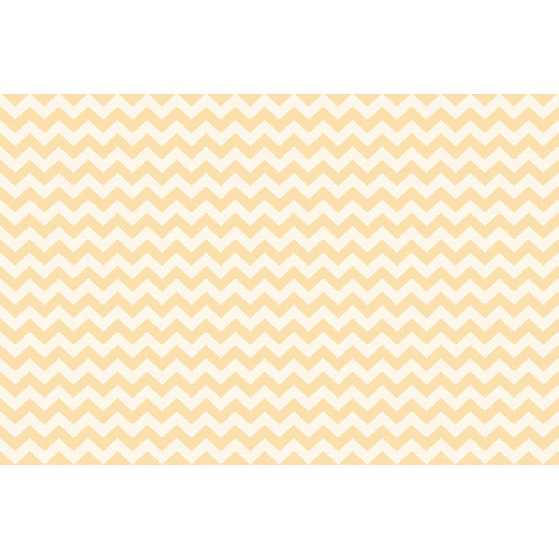 Rosalie Vinyl Mat in Yellow/ White, 133 x 200cm (rectangular)