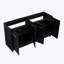 Base de meuble-lavabo double 58,69 po seulement