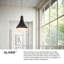 Oliver Adjustable Pendant Light w/ Etched Opal Glass-55175328-55175333