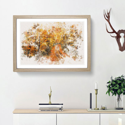 Heading into the Forest - Picture Frame Painting Print
