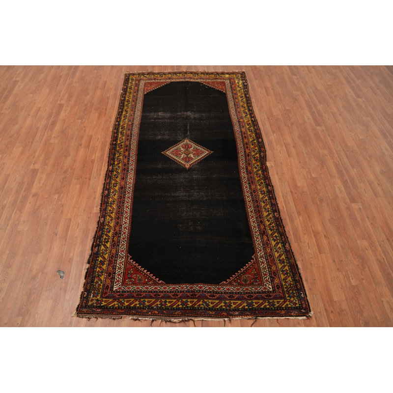 Tapis oriental traditionnel pré-1900 à teinture végétale 5 x 10