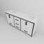 Meuble-lavabo double avec comptoir en quartz blanc-124705429