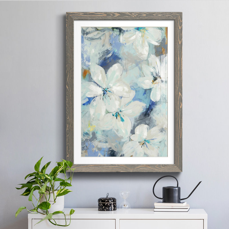 Rendezvous - reproduction de cadre photo sur papier, H 31,5 po x l 23,5 po x P 1,5 po, gris