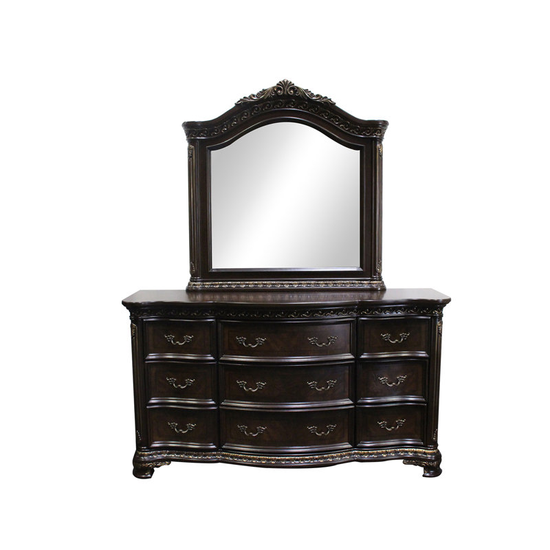 Holst Wood Flat Wall Mirror
