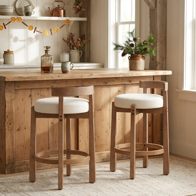 Tabourets de bar de 26,5 po Clayt