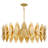 Hayley 6-Light Gold Leaf Pendant Light