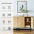31.5" Tall 2 - Door Fluted Accent Cabinet,Sideboard with Adjustable Shelves-450446335-403074654