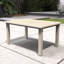 Table basse d'extérieur rectangulaire en acacia
