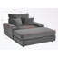 Canapé simple avec porte-gobelet et repose-pieds-222997413