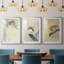 VintageJapan X  -Custom Framed  Premium Print W Matt - 3 Pieces-1010845447
