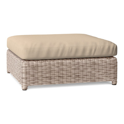 Sag Harbor Rectangle Outdoor Sunbrella® Ottoman Patio Ottoman
