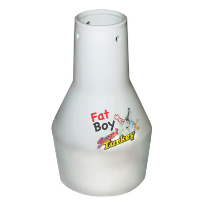 Fat Boy Sittin' Ceramic Dishwasher Safe Poultry Steamer