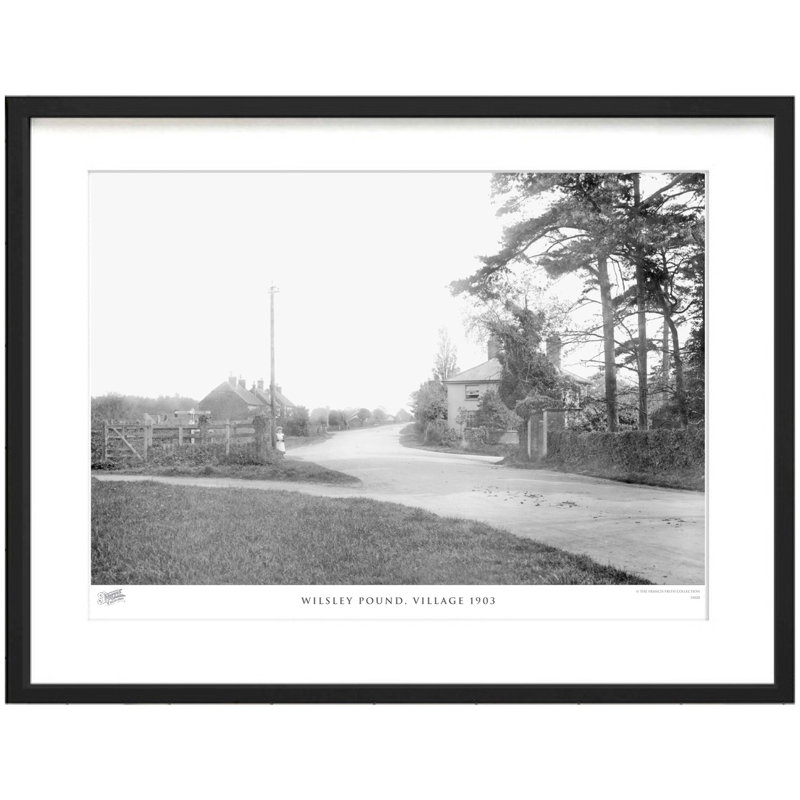 Wilsley Pound, Village 1903 by Francis Frith - Single Picture Frame Print, 40cm H x 50cm W x 2.3cm D