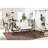 Ferrera Abstract Hand-Knotted Purple/Beige/Orange Area Rug-1021676449