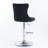 Upholstered Swivel Bar Stools Side Chairs Set Of 2