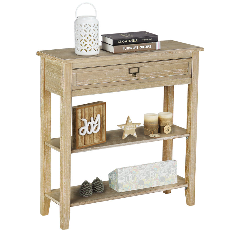 Bodmin 29"W Console Table with Shelf, Natural