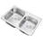 33.125'' L Double Bowl Stainless Steel Kitchen Sink-34022724