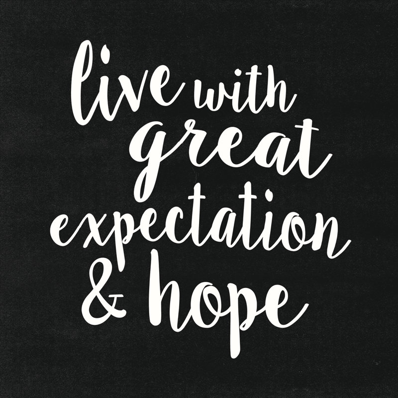 Great Expectation - Wrapped Canvas Print, 30cm H x 30cm W x 3.8cm D