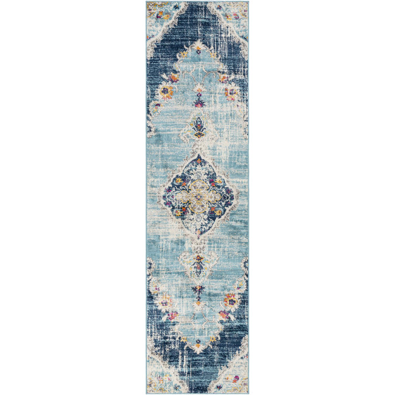 Fleeman Floral Power Loomed Area Rug, Runner 2'7" x 10'