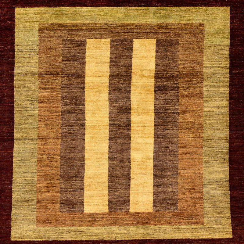 Abstract Indoor Rug, Square 5'
