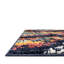 Tapis géométrique bleu / orange / jaune Finis-351411876