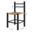Solid Wood Woven Back Side Chair Dining Chair (Set Of 6)-714782329