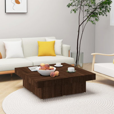 Coffee Table 90 x 90 x 28 cm Engineered Wood