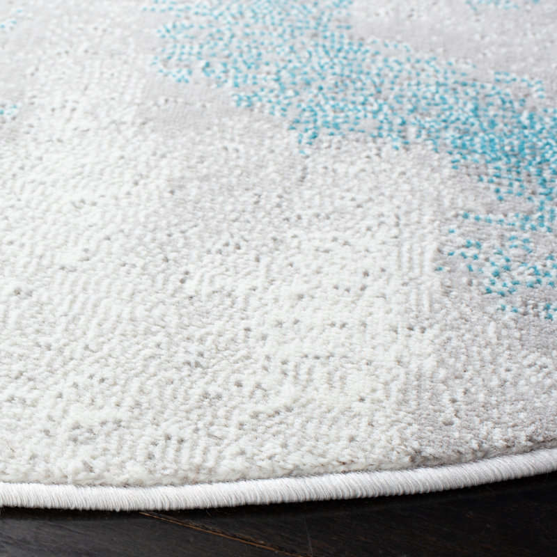 Barinholtz Performance Abstract Rug, Round 6'7"