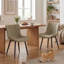 Comfortable Padded Dining Chairs with Back Easy Assembly Upholstered Side Chair, Accent Chairs for Kitchen, Dining Room-2002362647