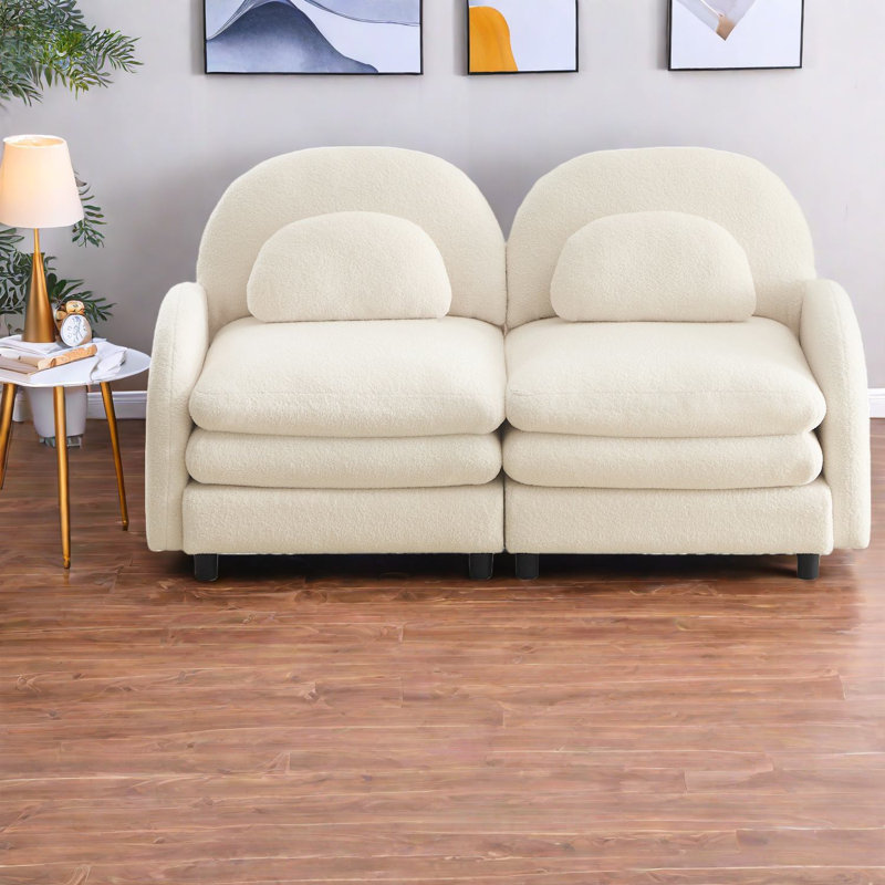 Causeuse modulaire 2 places Cloud Comfort Teddy