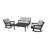Vineyard 4-Piece Deep Seating Rocking Chair Set-126619416-126619417