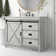 Jillian 42'' Free-standing Single Bathroom Vanity with Engineered Stone Vanity Top